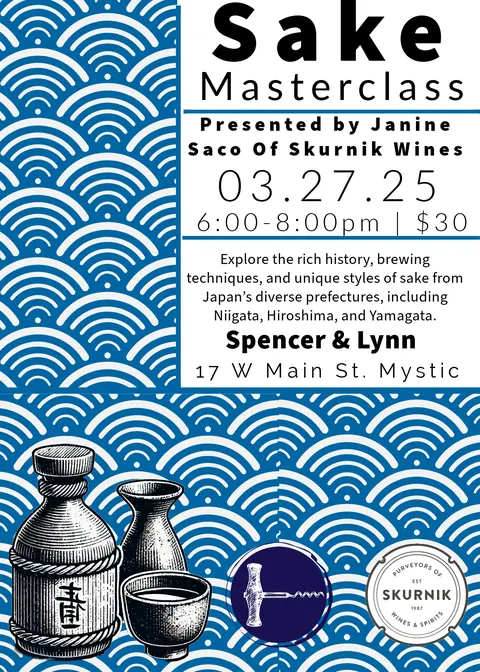Sake Masterclass With Janine Saco From Skurnik Wines!