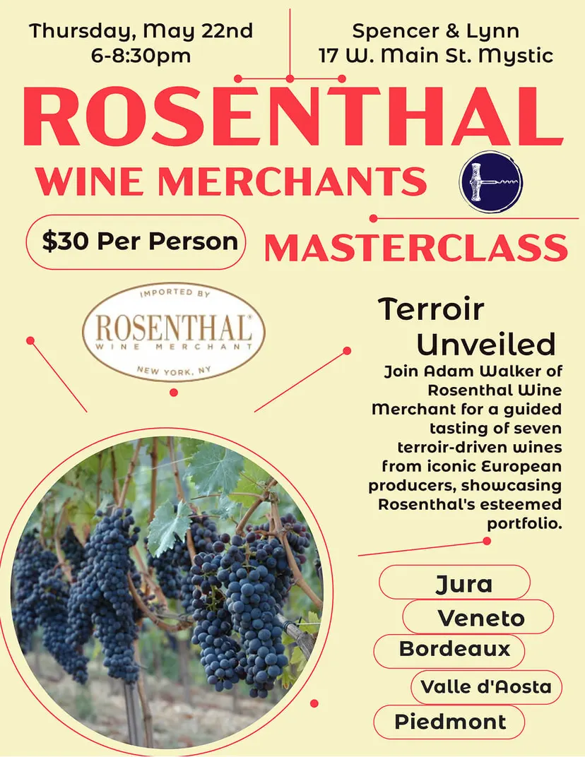 Masterclass: Exploring Terroir with Adam Walker from Rosenthal Wine Merchant