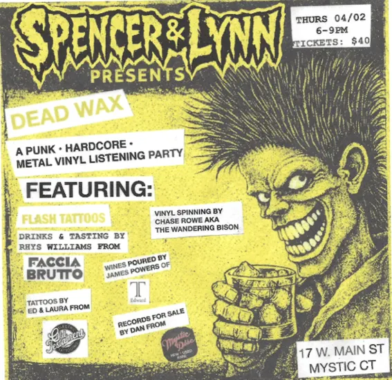 Spencer & Lynn Presents: DEAD WAX — A Punk, Hardcore & Metal Vinyl Party